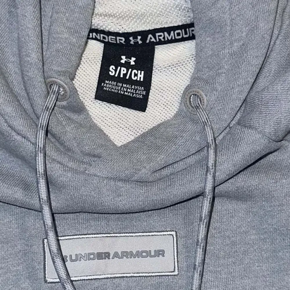 Under Armour Men's Y2K Streetwear Heavyweight Terry Sleeveless Hoodie-S - Picture 4 of 5